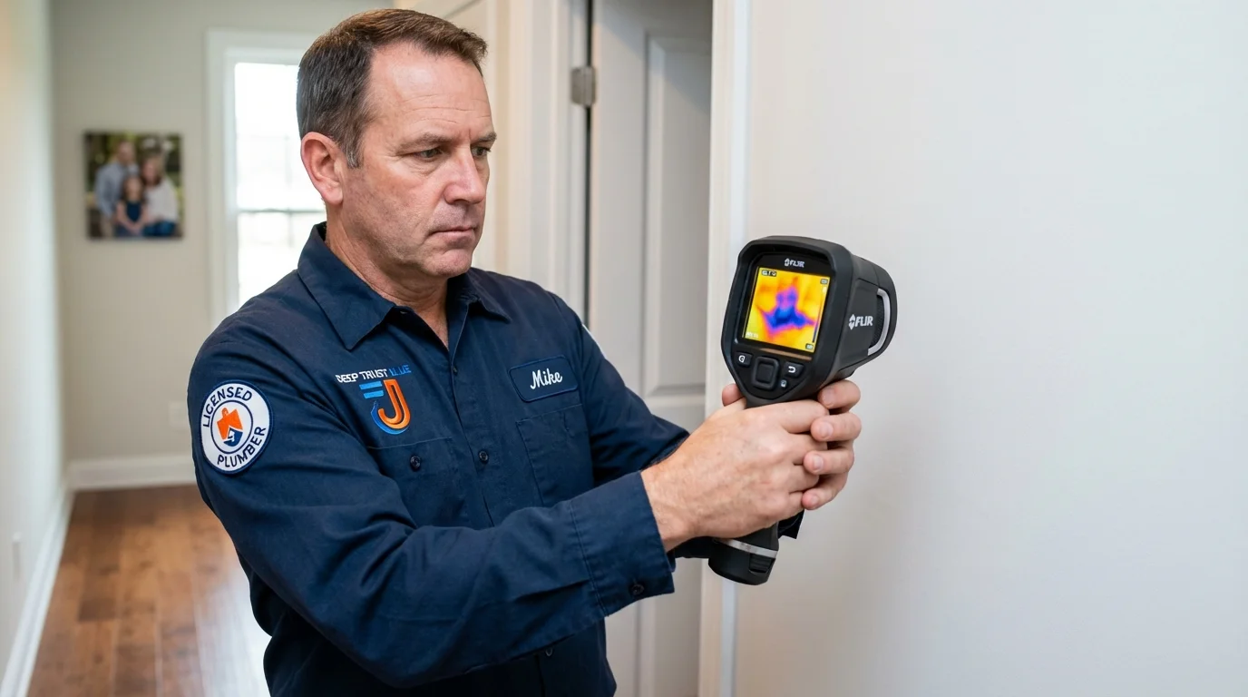 Thermal imaging leak detection by Johns Plumbing LLC in Tekamah
